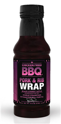CHICKEN FRIED BBQ- BLACK CHERRY APPLE PORK AND RIB WRAP