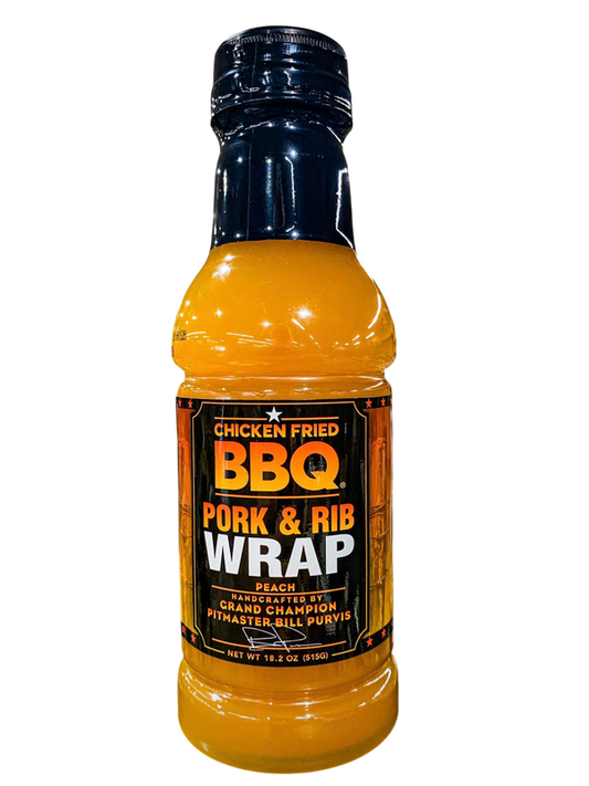 CHICKEN FRIED BBQ- PORK & RIB WRAP PEACH