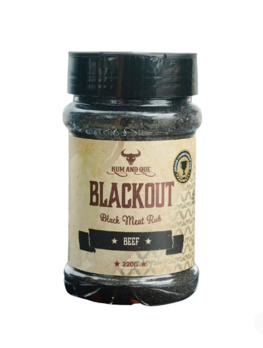 Rum & Que. “Blackout” Beef Rub