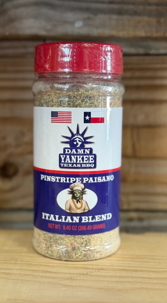 DAMN YANKEE TEXAS BBQ - Pinstripe paisano Italian blend