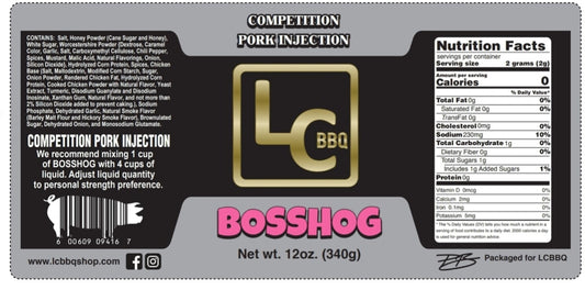 LC BBQ - BOSS HOG COMPETITION PORK INJECTION