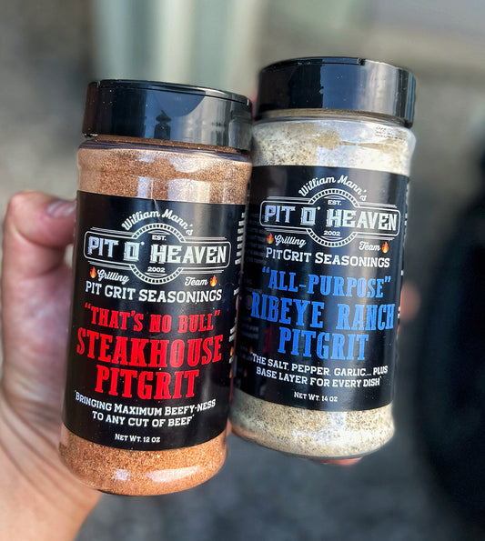 PIT O HEAVEN- PITGRIT SEASONINGS-  Competition Steak DUO