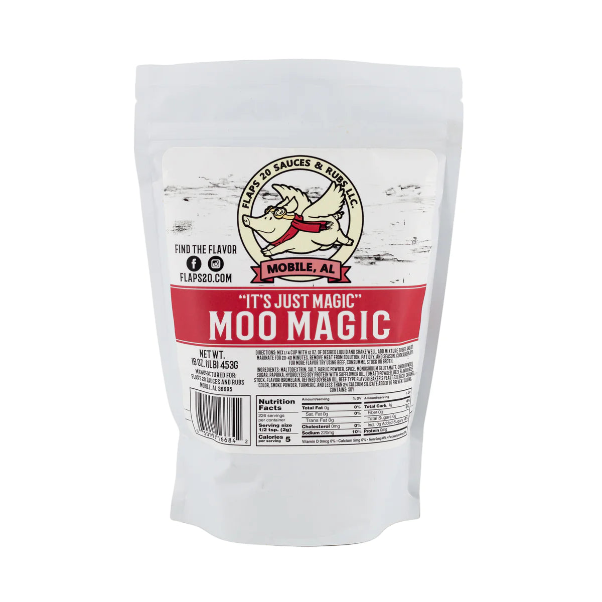 Flaps 20 - Moo Magic Steak Marinade