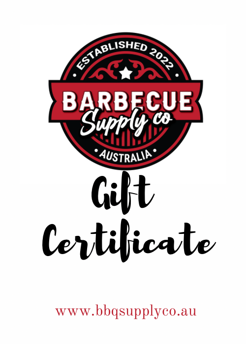 BBQ SUPPLY CO GIFT CERTIFICATE